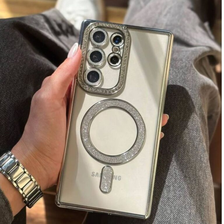 Stone magsafe case with camera protection for Samsung