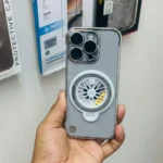 SPINER Transparent Frameless MagSafe Kickstand Cover For iphone