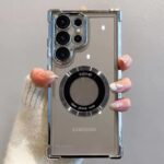 Colnel Transparent Bumper Case With Camera protector for -Samsung