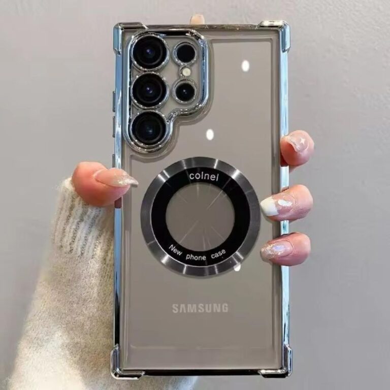Colnel Transparent Bumper Case With Camera protector for -Samsung
