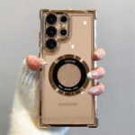 Colnel Transparent Bumper Case With Camera protector for -Samsung