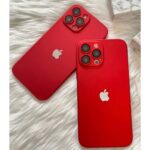 Ultra Slim Poly Carbonate Case With Camera Protector-Red