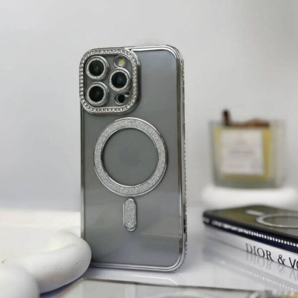 Stone magsafe case with camera protection for iPhone
