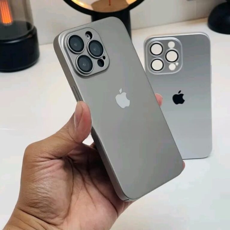 Ultra Slim Poly Carbonate Case With Camera Protector-Natural Titanium