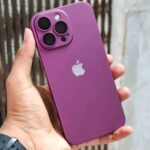 Ultra Slim Poly Carbonate PC Case for iPhone With Camera Protector- Purple