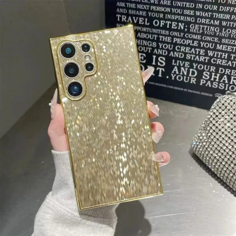 Electroplated Super Shiny Camera Cutout Case