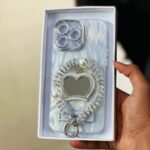Pearl Rhinestone Bracelet Phone Case With Camera Protector For iphone - Image 3