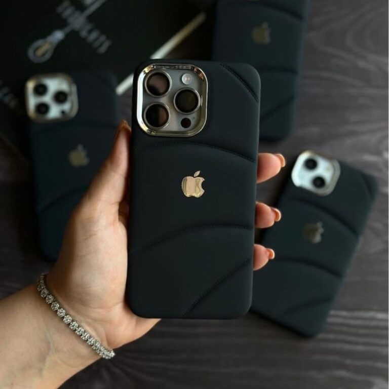 Trendy Puffer Slicone Case For iphone