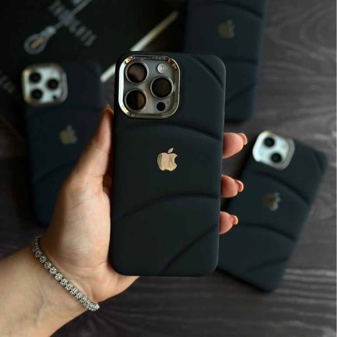 Trendy Puffer Slicone Case For iphone