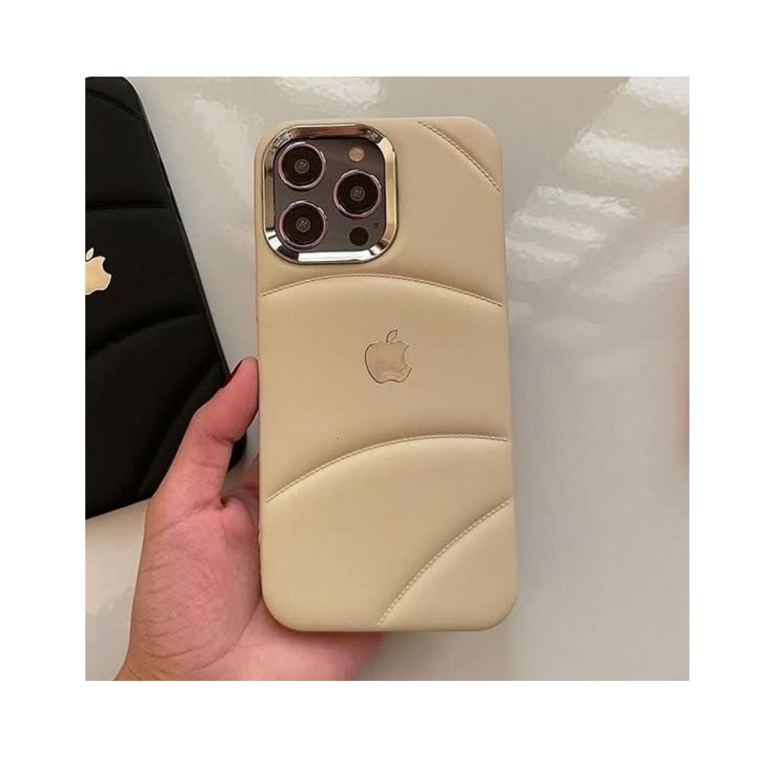 Trendy Puffer Slicone Case For iphone - Image 2