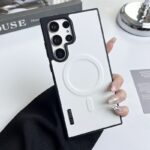 Luxury Matte Leather Magnetic Case For Samsung Galaxy S25 Ultra S24 S23 S22 Protection Cover - Image 2