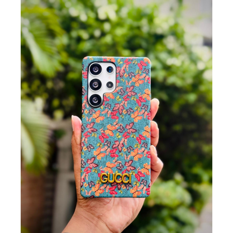 World Famous Branded Floral Print Gucci Style Case for- Samsung Galaxy - Image 3