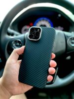 LUXO Life Carbon Fiber Texture Matte Bumper Case For-iphone - Image 2