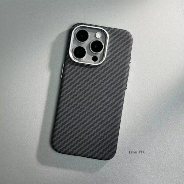 LUXO Life Carbon Fiber Texture Matte Bumper Case For-iphone