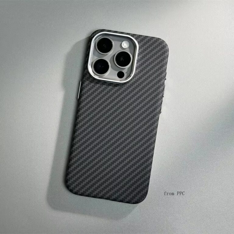 LUXO Life Carbon Fiber Texture Matte Bumper Case For-iphone