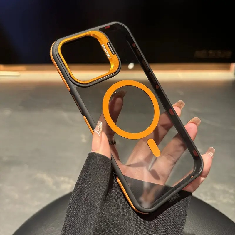 New Smooky Camera Bracket Stand Metal Case for- iPhone