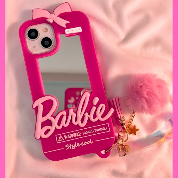 Barbie Case with Mirror for iphone
