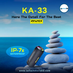 Awei- KA33 Waterproof With Dynamic RGB Bluetooth Speaker