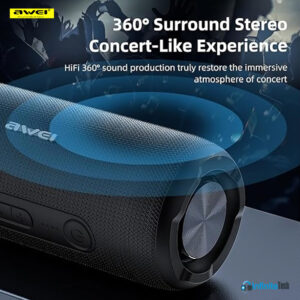 Specification Brand Awei Model AWEI Y669 Waterproof Portable Bluetooth Speaker 31W. Power Output 31W Ip Rating Ipx7 Rated Bluetooth 5.0 Battery capacity 2200mAh Material Aluminum. Charging time 4 Hours. Playtime 12 hours Other Features Dual Speaker, TWS Waterproof Outdoor Dual Speaker connect wirelessly to your smartphone. Descriptions AWEI Y669 Waterproof Portable Bluetooth Speaker 31W Awei Y669 Bluetooth Speaker- is a waterproof bluetooth speaker with superbass system. So you can enjoy yourself a cinema like sound experience. Bass Trumpets and Hifi Stereo Sound make it one of the best speakers in this price range. Easy portability, HD voice call, parallel TWS connectivity make it more aesthetic. Why AWEI Y669 Waterproof Portable Speaker? It has a TWS connection in Parallel. It contains Best Dual Trumpets Bluetooth 5.0 makes connectivity faster than ever Dual Bass Diaphragms for Supreme Bass Hifi and Looseless Audio for Flawless Audio Experience HD Calling System makes voice crystal clear Handy Design increase the portability level Long Battery Life create more room for entertainment IPX7 level of water ressitance AWEI Y669 Waterproof Portable Speaker Features That Amazes You Surging Power From Drive Units with ultra large cavity,subwoofer, upgraded quality create a full range stereo.Professional Low Frequency Radiator offers perfect rhythm and delicate melodies. 360 degree sound production system makes it feel like a concert. Easy to carry with you, so enjoy music anywhere you want. Even if the water because it is IPX7 waterproof. So, enjoy music in anywhere. It can be your campfire in forest or solo trip to the seabeach
