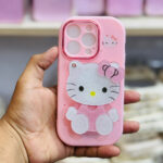 Trendy Mirror Hellokitty Case WIth Pop-socket For iphone - Image 4