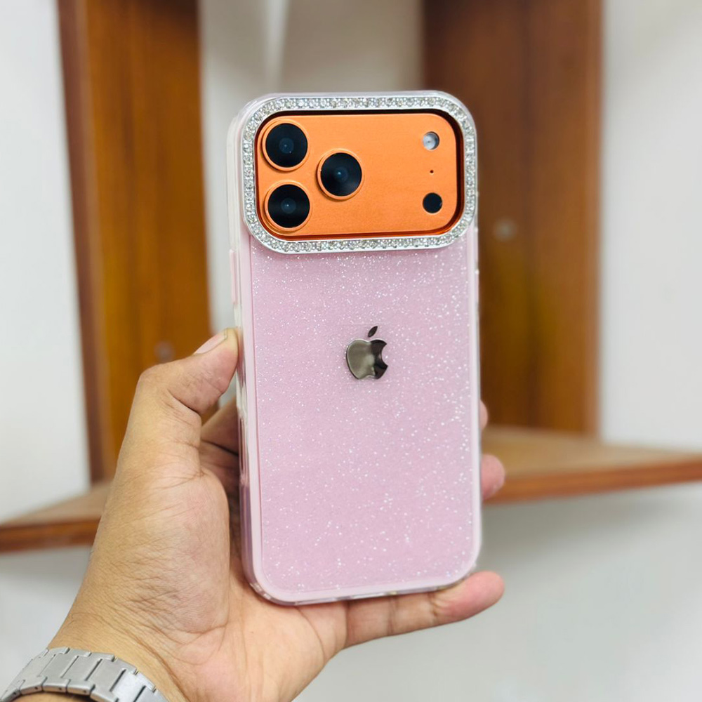 Pink Diamond Camera Shield Case