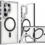 Anti Yellow Crystal Clear Camera Stand Windows Protective Case For Samsung - Image 3