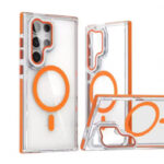 Anti Yellow Crystal Clear Camera Stand Windows Protective Case For Samsung