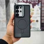 Magsafe Magnetic Camera Glass Protector Stand Case for Samsung